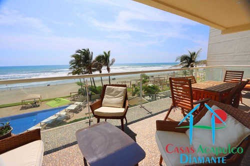 Imagen 12 de 30 de Cad Ocean Front 201. Depa De Playa Con Terraza Y Vista Al Mar