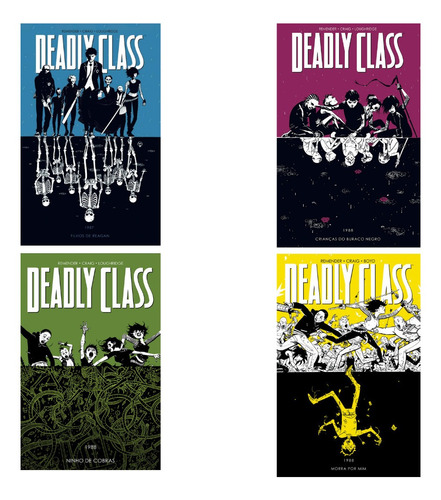 Deadly Class Combo - Volume 1, 2, 3 E 4