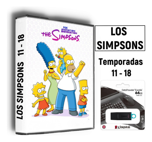 Los Simpson Serie En  Usb Temporadas 11 - 18