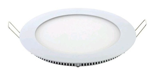 Lampara Panel Led Redonda Cielo Razo Drywall 18w Empotrar 