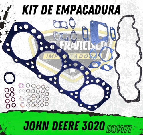 Kit De Empaque Superior John Deere 3020 D31477