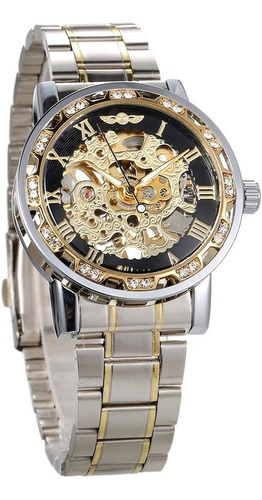 Winner - Reloj Automático Para Hombre, Diseño De Diamante, L