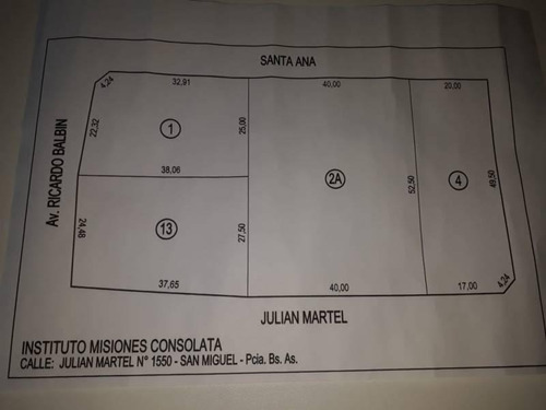 Imagen 2 de 13 de Excelente Terrenos Sobre Av. Ricardo Balbin