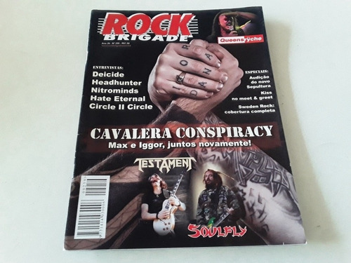 Revista Rock Brigade 259 Cavalera Conspiracy