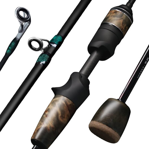 Caña De Pescar Ultraligera De Fibra De Carbono 2 Piezas