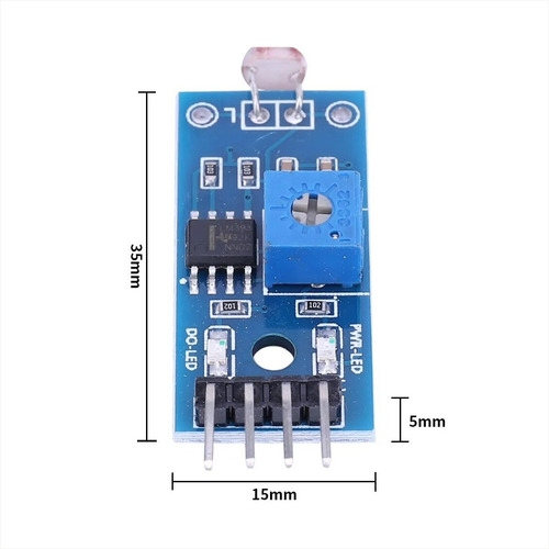 Sensor Fotosensible Basado En Comparador Lm393, Arduino, Pic