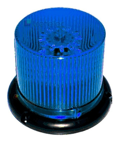 Baliza Azul Electrónica Destellante De 48 Leds 12-24 V Bivol