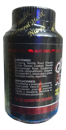 Vigorizante Natural Siempre Arrecho 40 Cápsulas