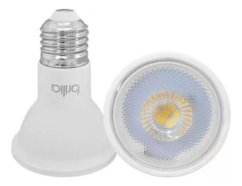 Kit 5 Lâmpada Led  Par20 Bivolt Brilia 7w Angulo 38º E27