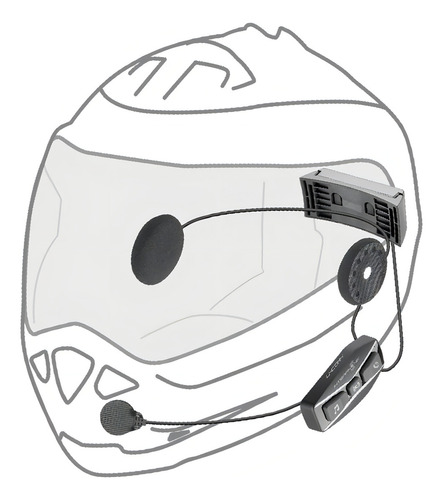 Intercomunicador Capacete Interphone Bluetooth® 5.0 Ucom4tp