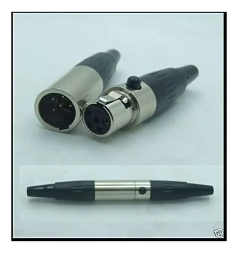 Conector Mini Xlr Macho De 5 Pines Para Audio Y Micrófonos