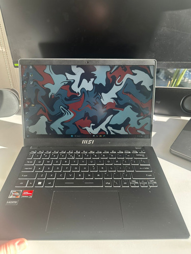 Notebook Msi Modern Ry7-7730u@4.5ghz 16gb 512gbssd Negro (Usado)