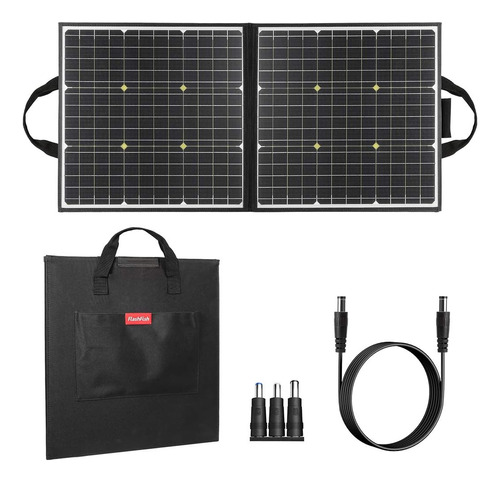 100w 18v Panel Solar Portátil, Cargador Solar Plegable...