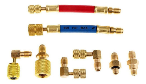 De Conjunto De R134a R12 De Adaptador De Conector De