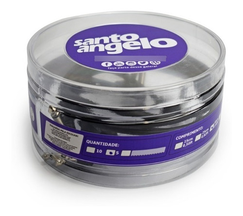 Imagem 4 de 5 de Cabo P10 L X P10 L Pedal Santo Angelo 15cm Ninja - Kit 03