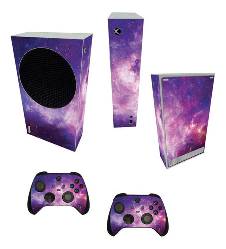 Skin Personalizado Para Xbox Series S  Galaxia (0001)