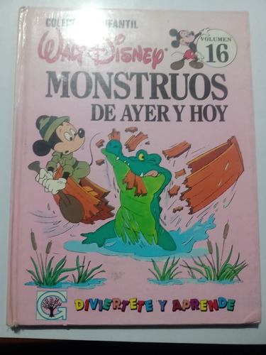 Libro Colección Infantil Walt Disney Vintage 1985 Monstruos