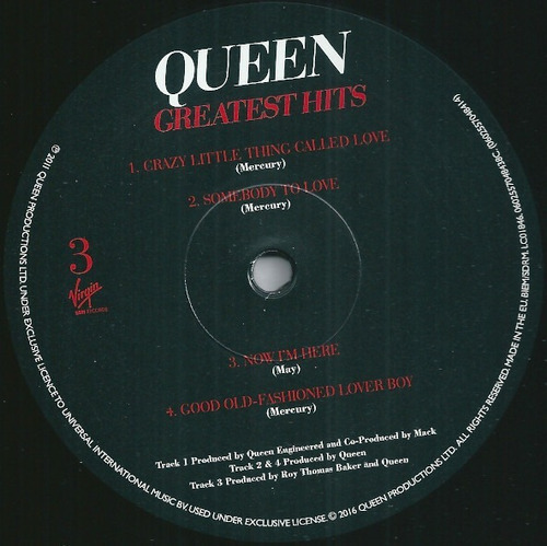 Queen Greatest Hits Vinyl Lp