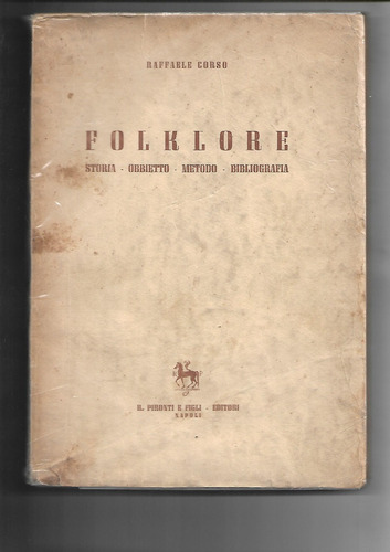 Folklore Di Raffaele Corso - En Italiano