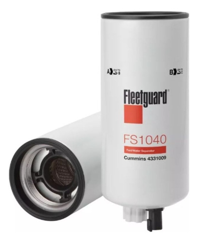 Filtro Separador De Agua Spin On Fs1040 1pz Fleetguard,