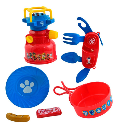 Kit De Acampamento Com Fogareiro Patrulha Canina Candide