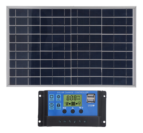 Panel Controlador Solar 10w 12v Policristalino Ip65
