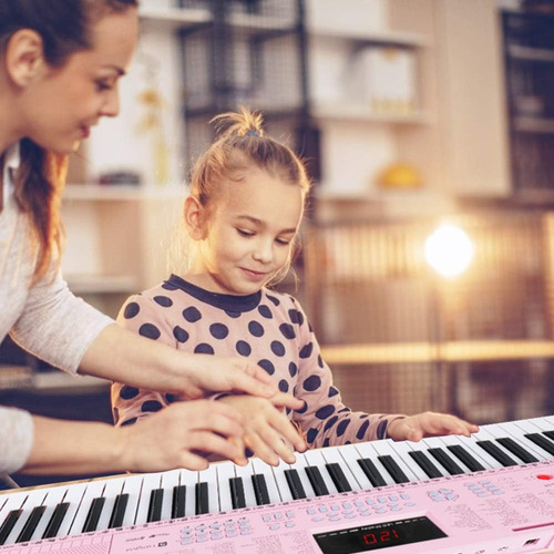 Teclado De Piano Vangoa Vgk610, 61 Miniteclas, Musica Por...