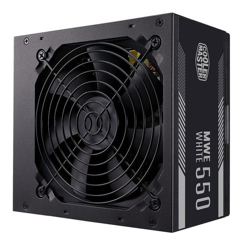 Fuente De Alimentación Para Pc Cooler Master Technology Mwe White Series Mpe-5501-acaaw 550w Black 100v/240v