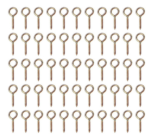Kit 1000 Parafuso Pitão Argola Fechada 17x40 Bicromatizado