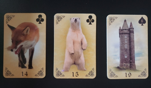 Baralho Cigano Lenormand Clássico 36 Brinde Estojo Cartas