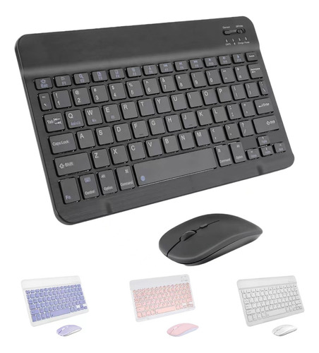 Juego De Teclado Y Mouse En Soporte Para Tableta