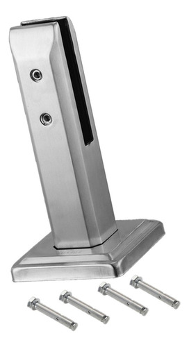 Qa Abrazadera De Vidrio, Abrazadera De Altura 20cm Plata