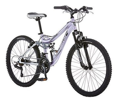 Mongoose R3577 Girls Maxim Suspension Completa Bicicleta (24