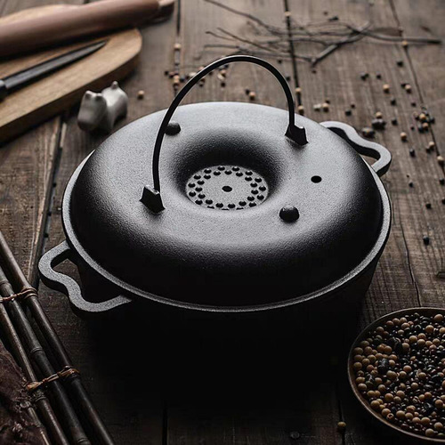 Panela Sukiyaki De Ferro Fundido, Frigideira Para Assar
