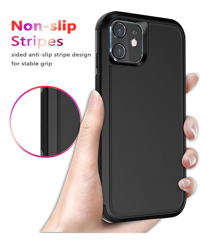 Capa De Telefone Diverbox Para iPhone 12 Com Protetor De Tel