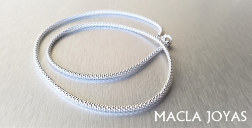 Cadena Modelo Chino En Plata Italiana 925
