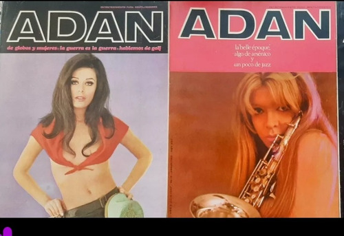 2 Antiguas Revistas Adan N° 13 Y 14 Año 1967 Abril (Usado)