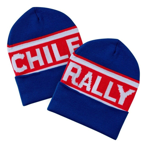 Gorro De Lana Fina Modelo Rally Chile