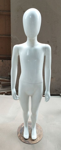 Maniquí Blanco De Niño Con Base