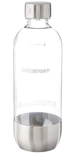 Sodastream Botella De Carbon De 1l Con Acentos De Acero Ino