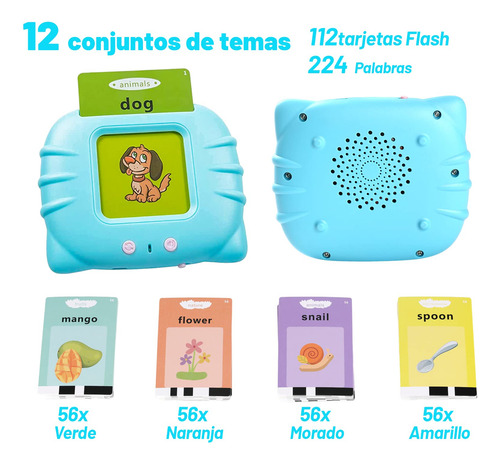 Juguetes De Aprendizaje Con Tarjetas Flash Parlantes,