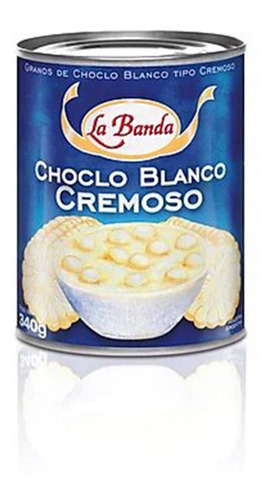 Imagen 1 de 6 de Choclo Blanco Cremoso Lata 340g La Banda Enlatados X1 Unidad