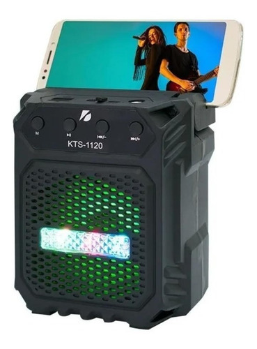 Parlante Bluetooth Inalámbrico Música Color Negro