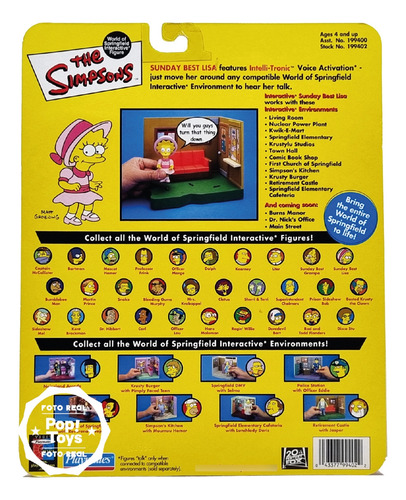 Playmates - The Simpsons - Sunday Best Lisa