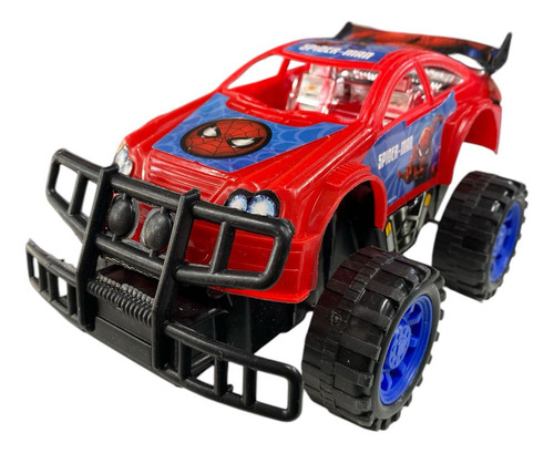 Auto A Friccion De Juguete Spiderman Camioneta En Caja Sebigus 53961