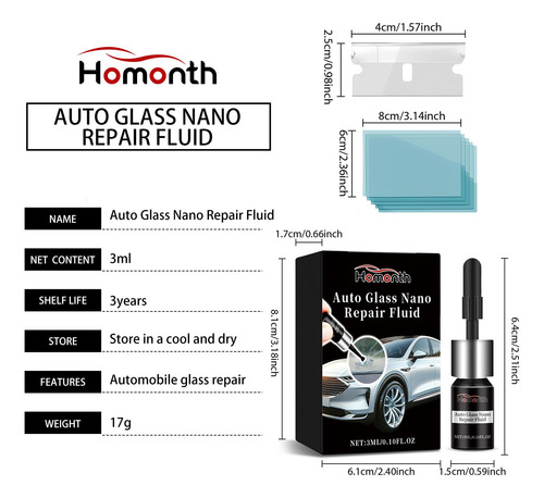 Repair Griacks Clear Vision Safe Travel, Parte Delantera De