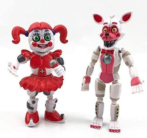 Imagen 3 de 6 de Juego De 5 Figuras De Acción Fnaf - Juguetes Muñecas Regalos