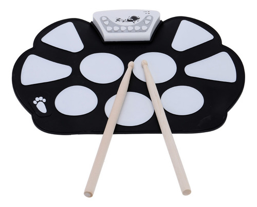 Portátil Electrónica Roll Up Kit De Almohadilla De Silicona