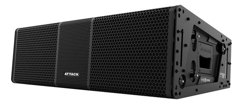 Caixa De Som Ativa Attack Line Array Vsl208 - 8'' Cor Preto 110v/220v