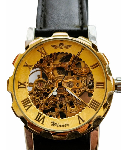 Reloj Para Hombre De Lujo Mecánico Skeleton Automático